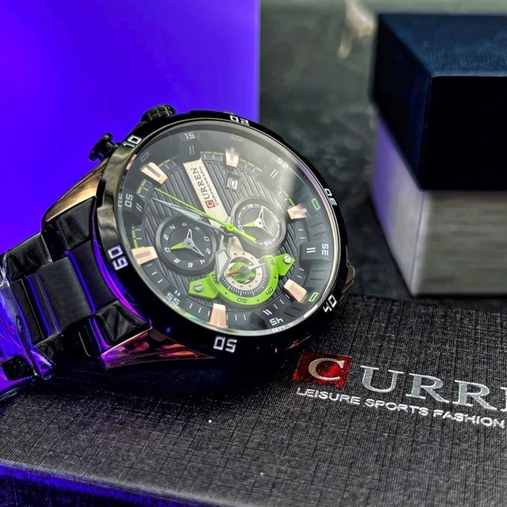 Relógio Executivo Curren Chronograph  Masculino