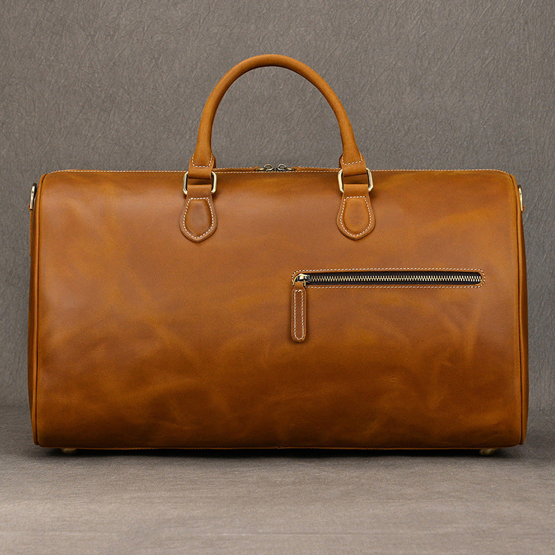 Bolsa de Couro Weekend Caramelo