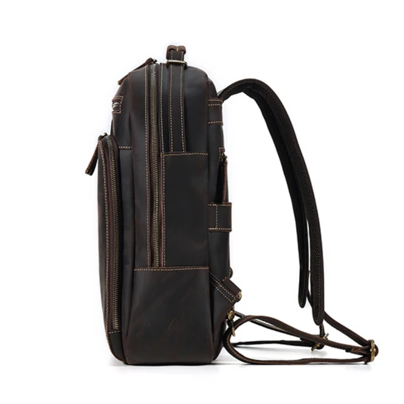 Mochila Executiva Siena de Couro Legitimo para Notebook 15,6
