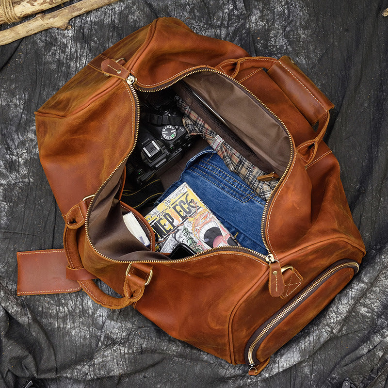 Bolsa de Viagem em Couro Weekender Classic