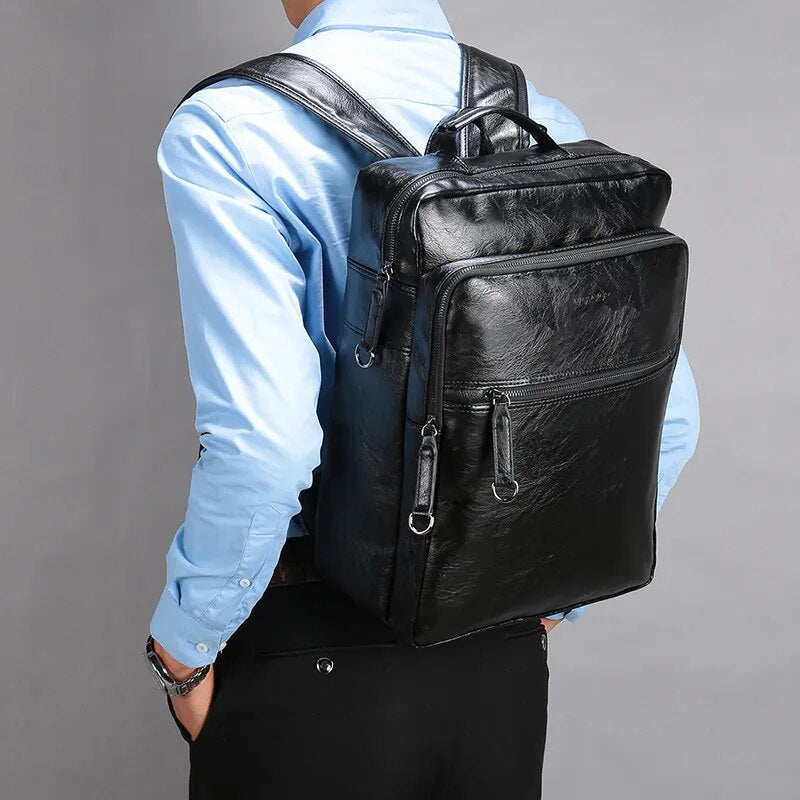 Mochila Executiva de Couro Milano