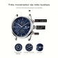 Relógio Masculino Automático Valère Chronographe Pulseira de Couro - Suacaneta