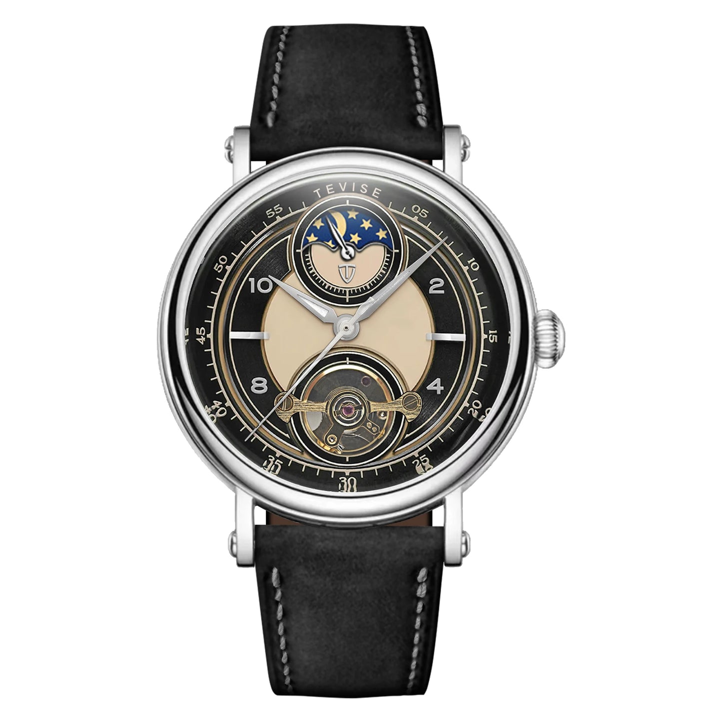 Relógio Masculino Automático Cyrux Pulseira de Couro - Suacaneta
