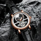 Relógio Masculino Clássico Dominique Horloge Pulseira de Couro - Suacaneta