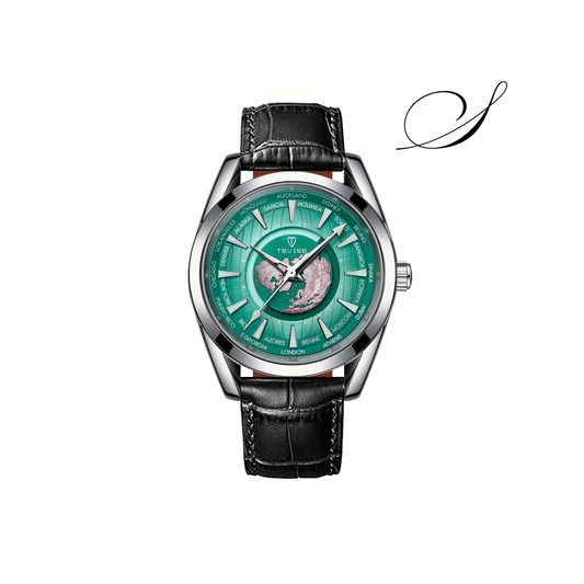Relógio Masculino Automático Chrono Royale Pulseira de Couro - Suacaneta