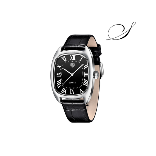 Relógio Masculino Automático Praga D’Or Pulseira de Couro - Suacaneta