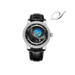 Relógio Masculino Nerval Night Pulseira de Couro Azul - Suacaneta