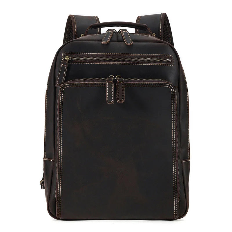 Mochila Executiva Siena de Couro Legitimo para Notebook 15,6