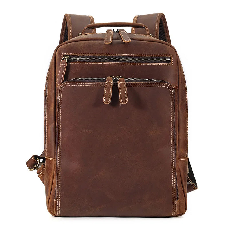 Mochila Executiva Siena de Couro Legitimo para Notebook 15,6