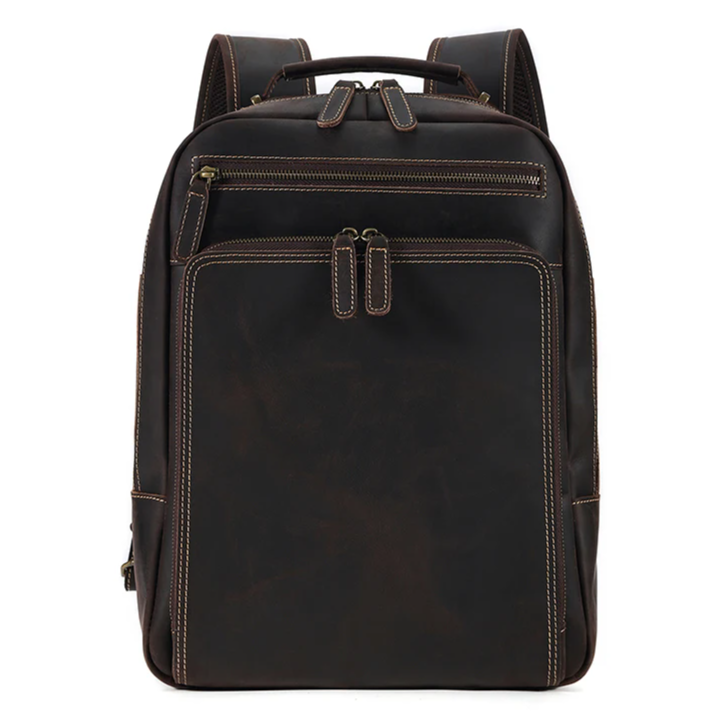 Mochila Executiva Siena de Couro Legitimo para Notebook 15,6