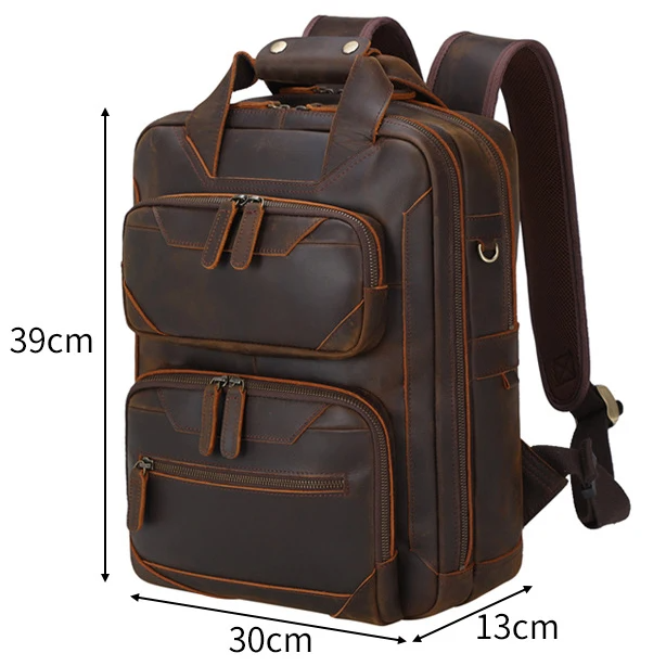 Mochila Executiva Madrid Couro Genuíno
