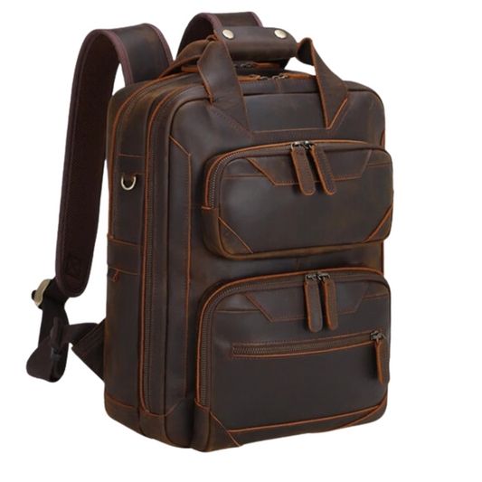 Mochila Executiva Madrid Couro Genuíno