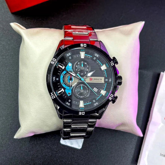 Relógio Executivo Curren Chronograph  Masculino